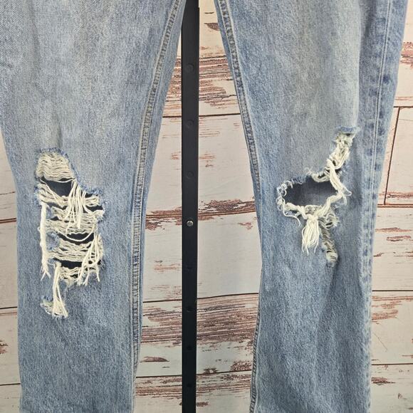 Hudson Thalia Loose Fit Jeans Distressed Size 26 - Picture 7 of 10